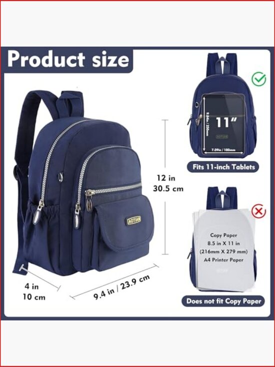 Mini Nylon Daypack Lightweight Casual Backpack for Women main image 4